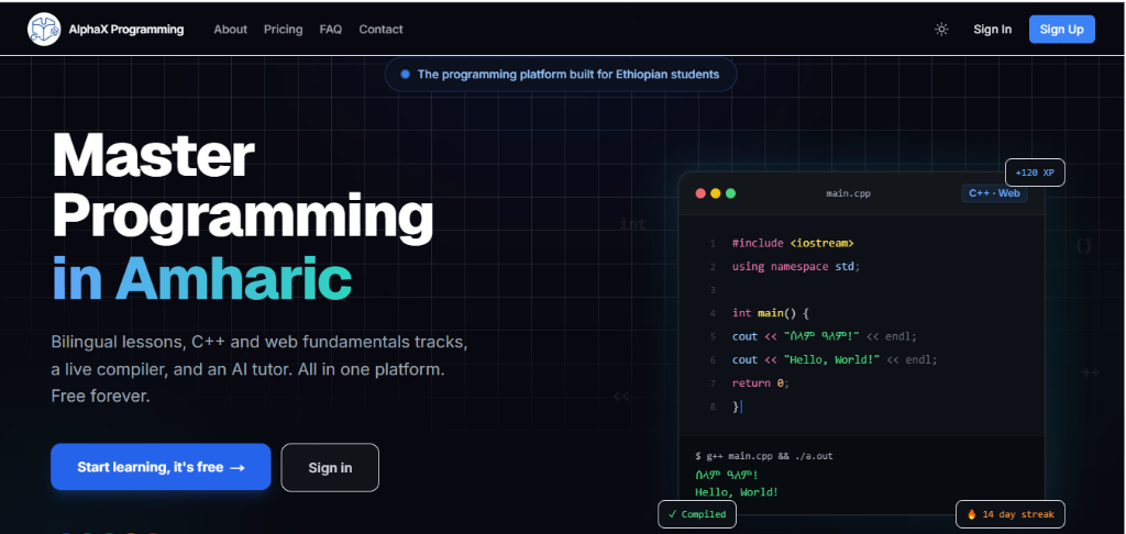 AlphaX screenshot 1